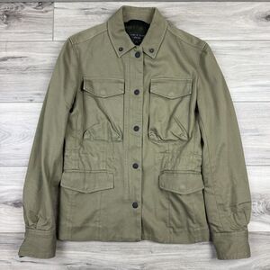 RAG & BONE Women's Sz 2 Chest Pocket Fatigue Army Military Utility Jacket Coat‎